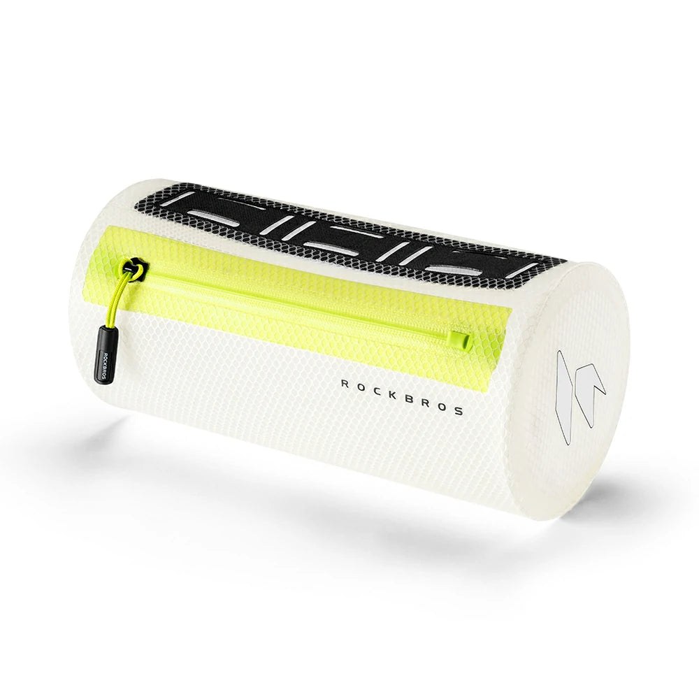 1.6L Waterproof Bike Handlebar Bag with Built-In Light Strip