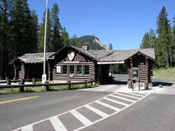 Yellowstone NP Northeast Entrance Station.jpg — illustrative photo, not partner inventory