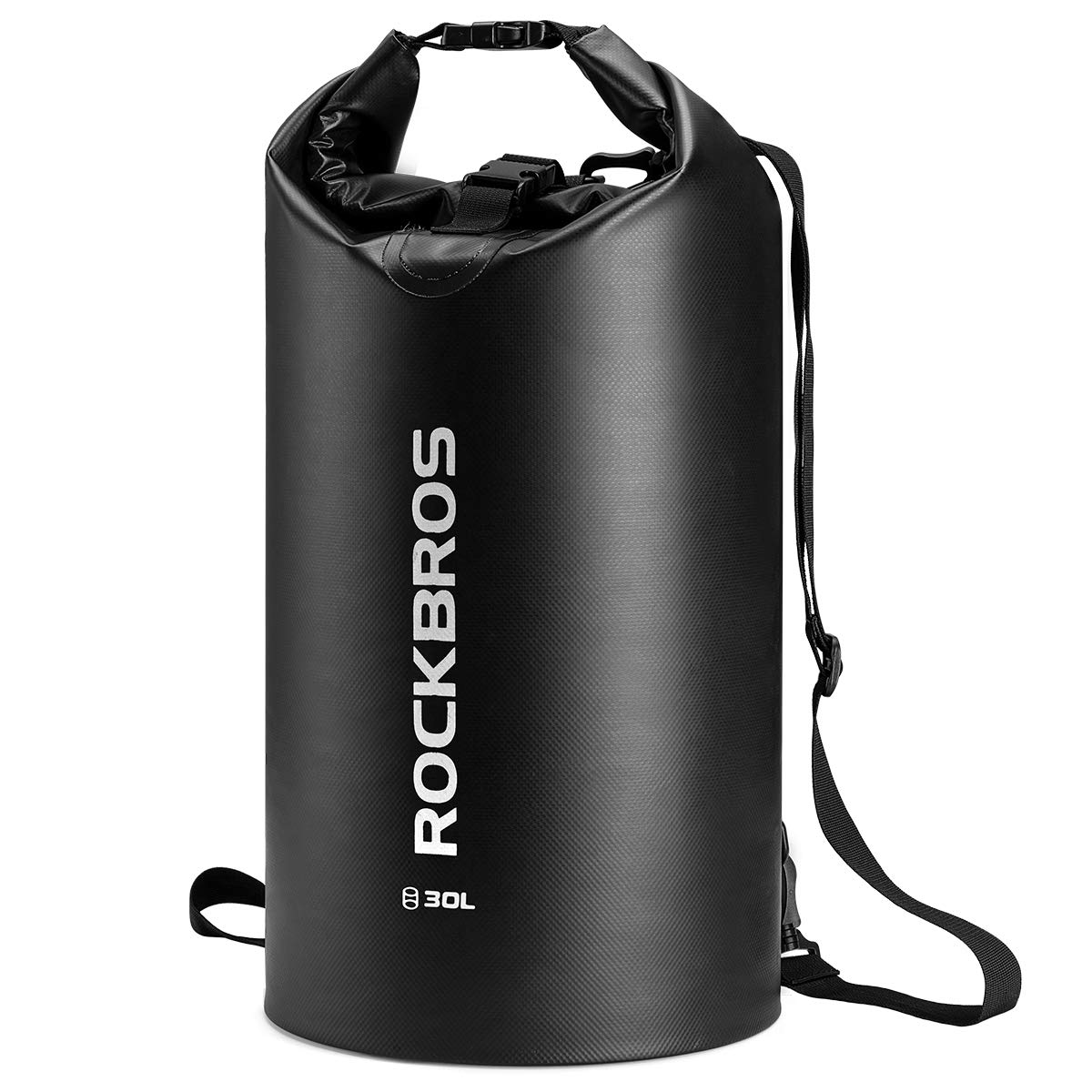 ROCKBROS Waterproof Dry Bag Heavy Durable Beach Backpack 2L 5L 10L 20L 30L Floating Dry Sack - 2L / Black