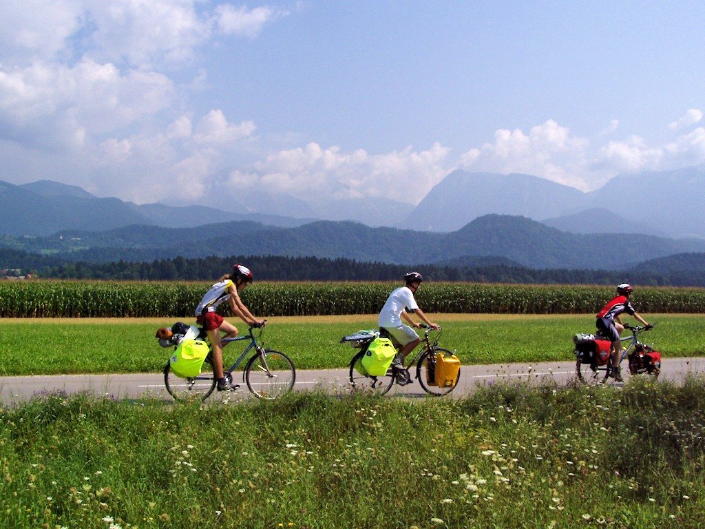 08 Slovenia rural landscape - bicycle expedition with panniers.jpg — illustrative photo, not partner inventory