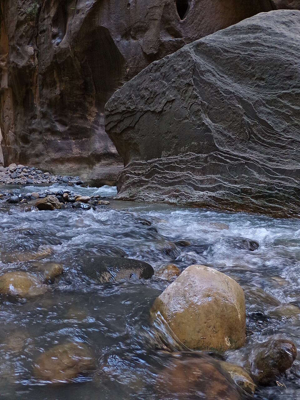 Zion National Park, the Narrows, illustrative activity photo