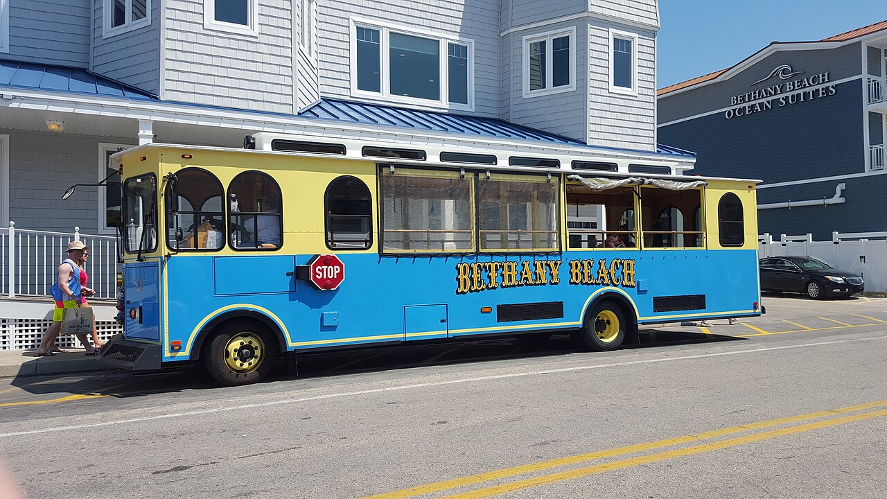 Bethany Beach, Delaware Trolley, illustrative photo