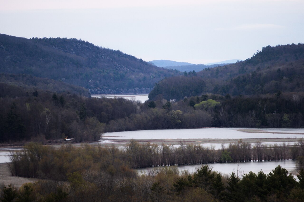 Lake Champlain view from NY-22, Dresden, New York, illustrative activity photo