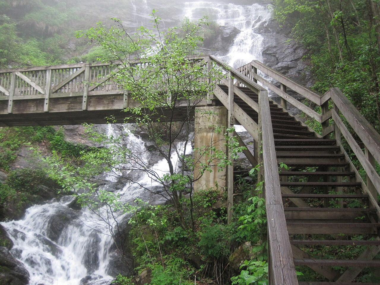 Amicalola Falls stairs, illustrative activity photo