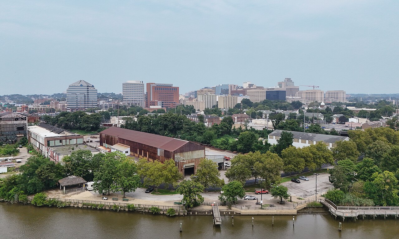 Wilmington, Delaware skyline, illustrative activity photo