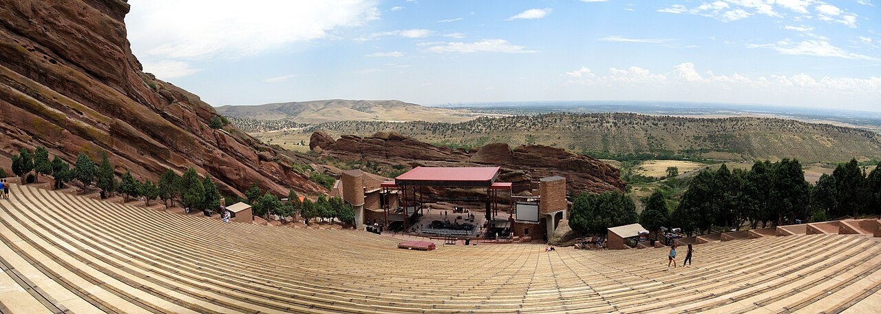 Red Rocks Amphitheatre Panoramic, illustrative activity photo