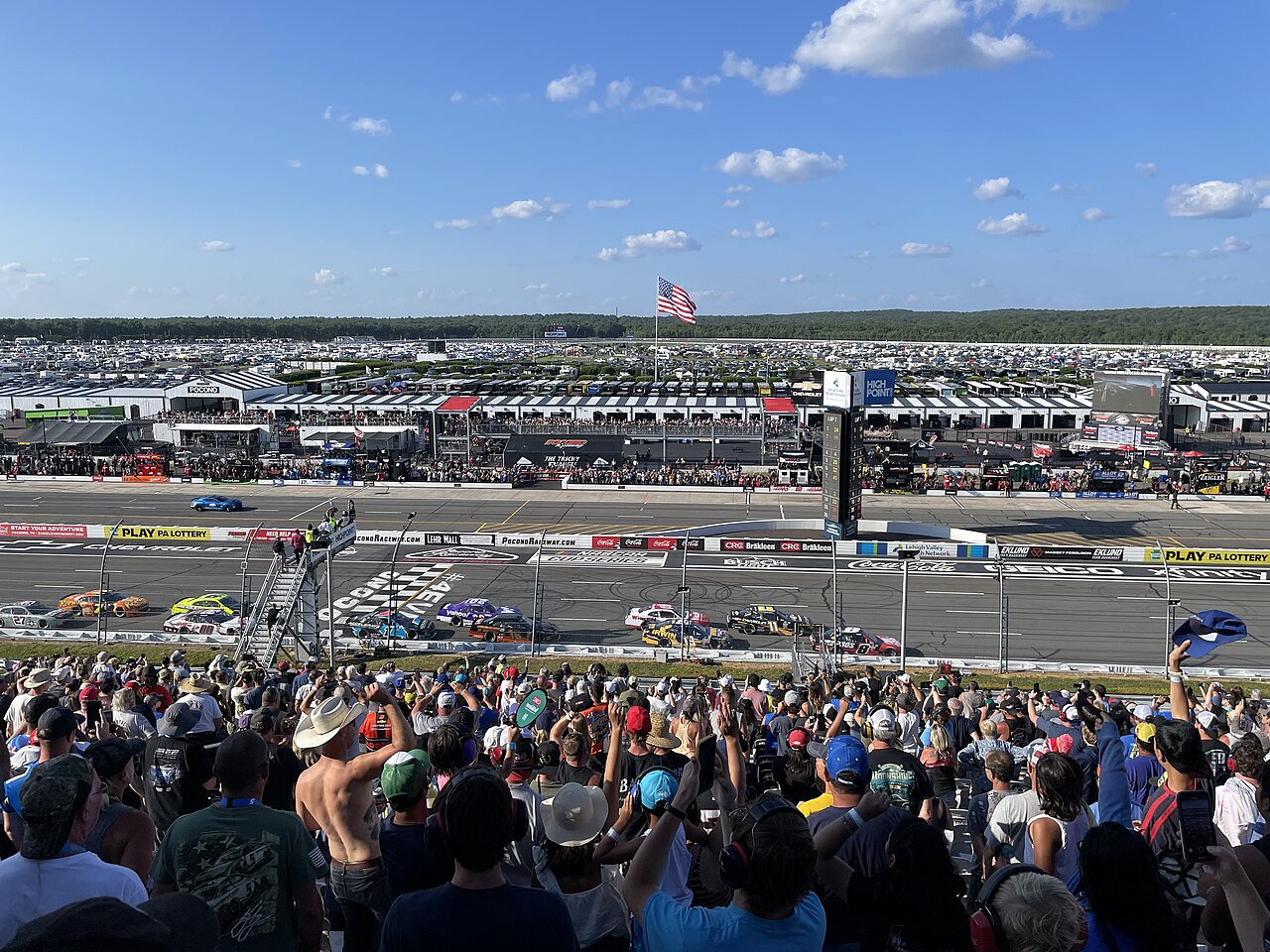 2023 Explore the Pocono Mountains 225 from frontstretch, illustrative activity photo