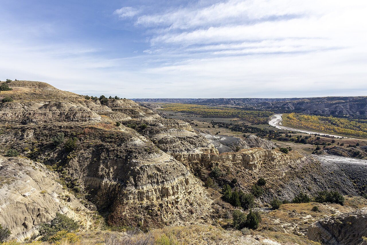 Oxbow overlook Theodore Roosevelt NP north unit ND1, illustrative photo