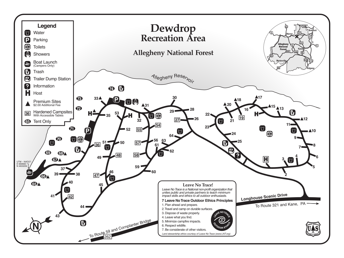 Allegheny National Forest - Dewdrop Recreation Area, illustrative photo