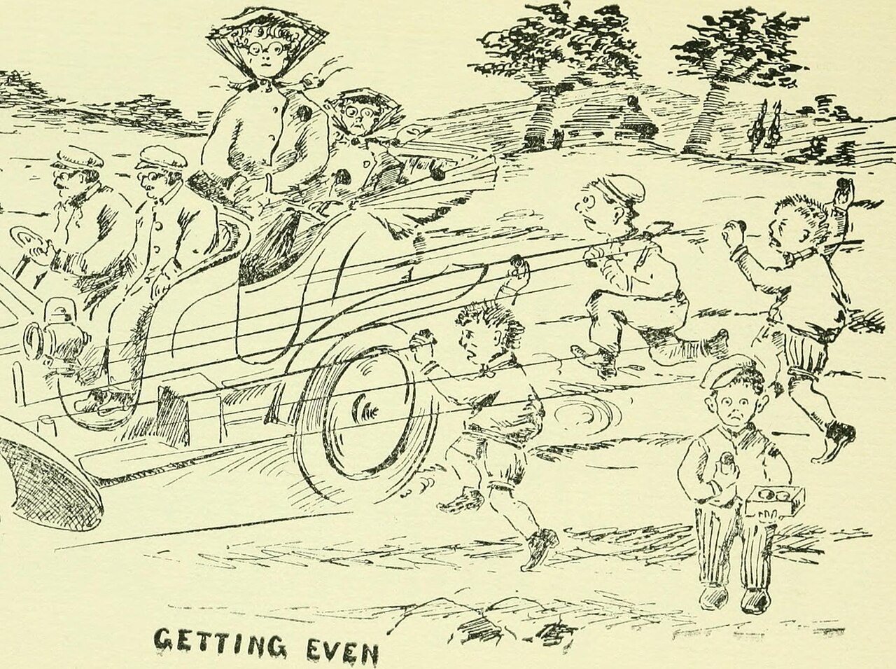 The log or diary of our automobile voyage through Maine and the White Mountains (1910) (14593108067), illustrative activity photo
