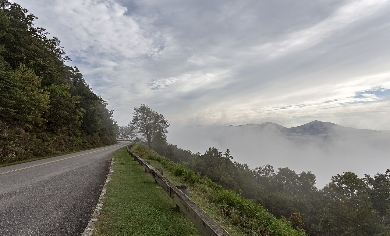 Blue Ridge Parkway clouds VA1, illustrative activity photo