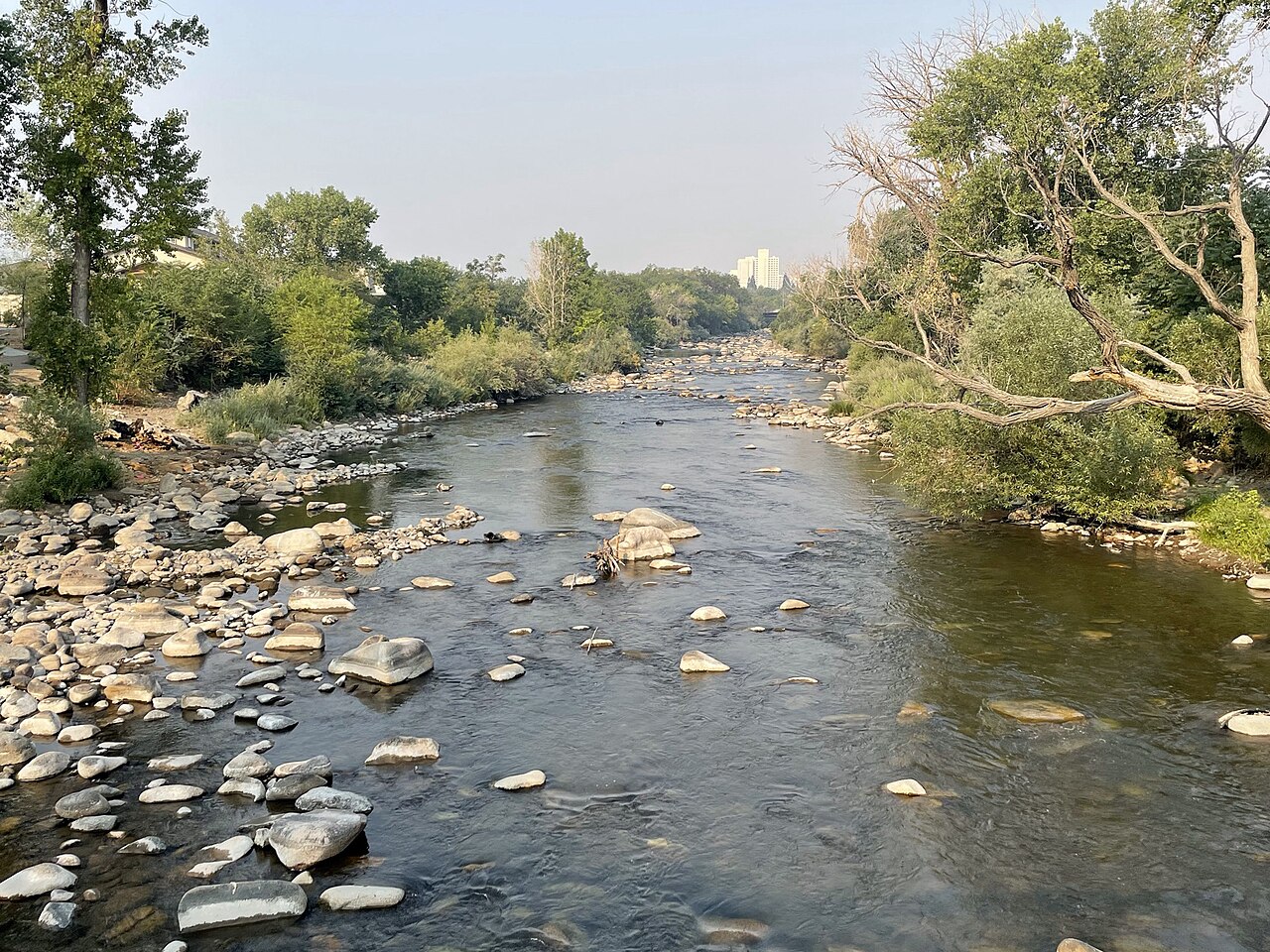 Truckee River low water, illustrative activity photo