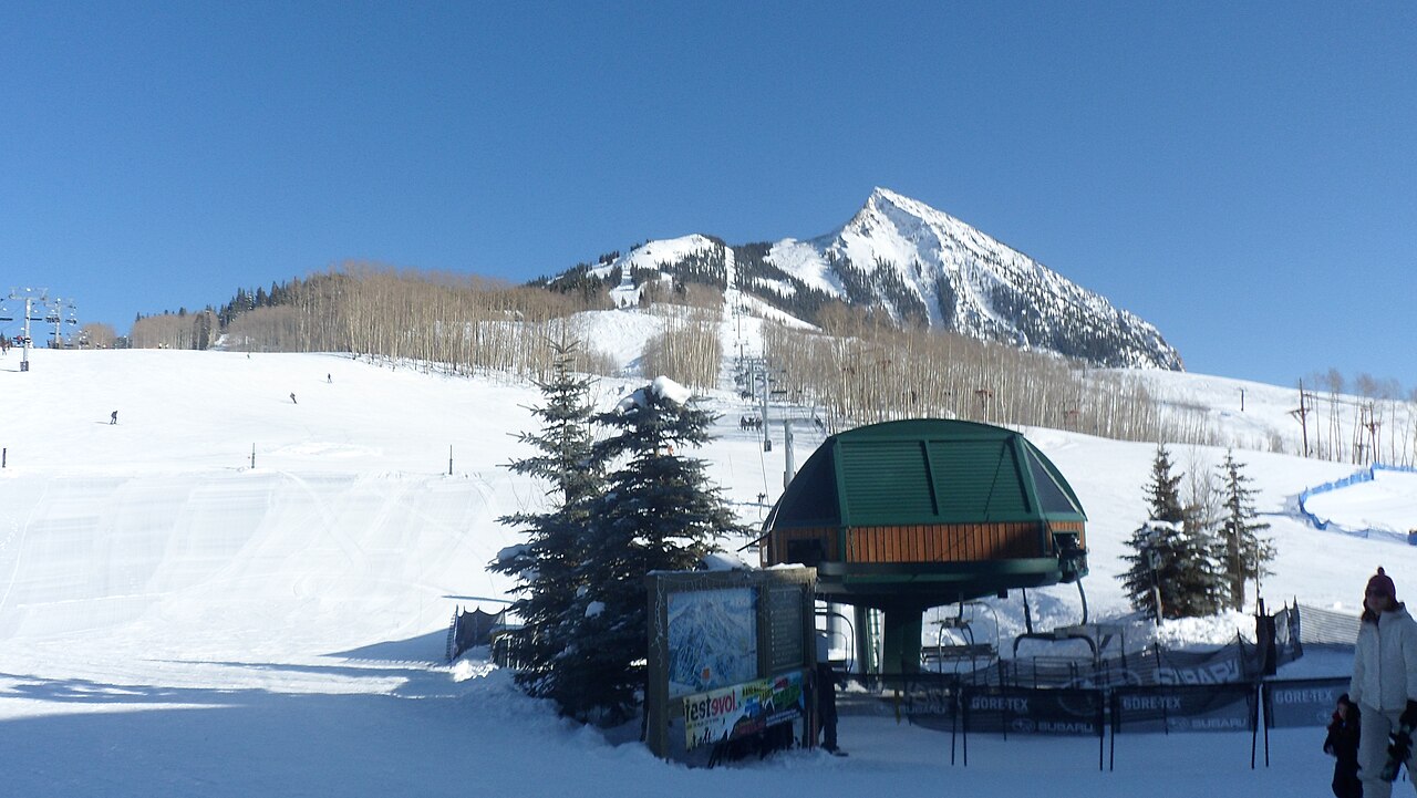 Mount Crested Butte from Base Area, illustrative photo
