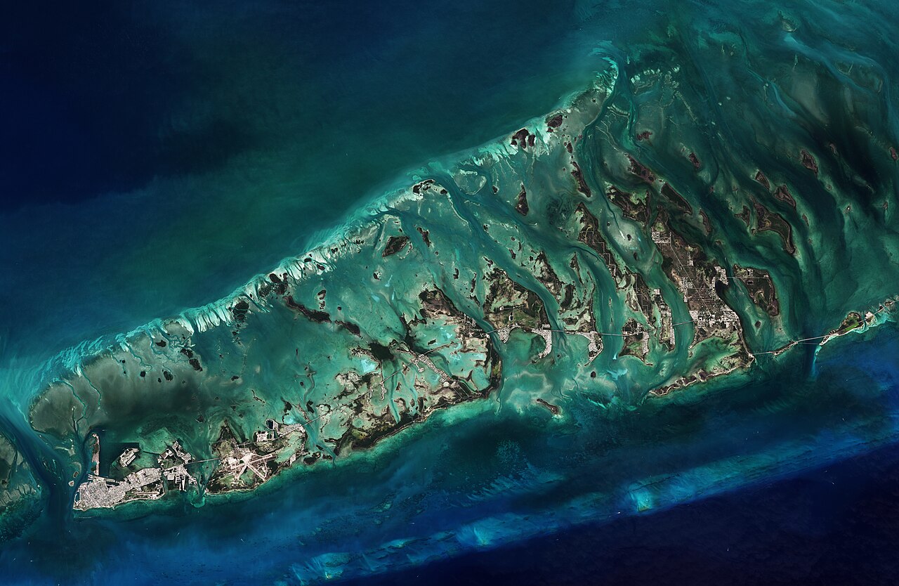 Florida Keys (from Key West to Big Pine Key) by Sentinel-2, illustrative activity photo