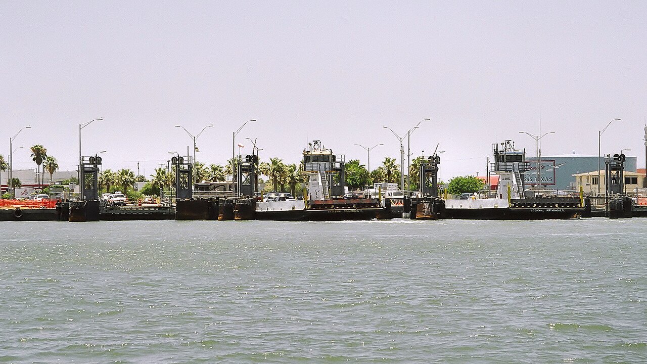 Ferry Landing Port Aransas Texas 2005, illustrative activity photo