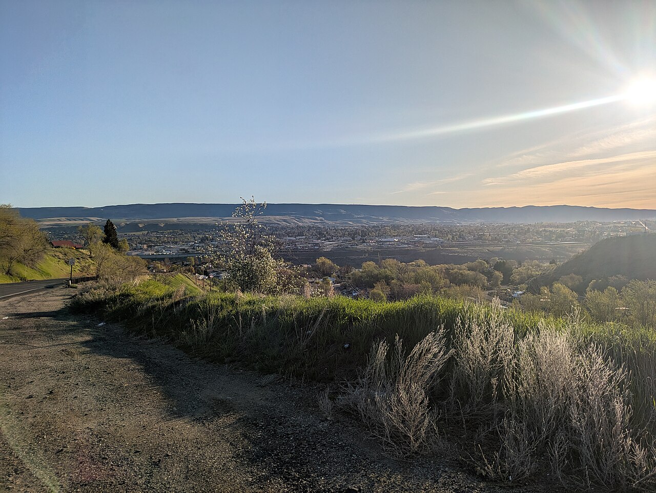Views of Wenatchee from Squilchuck Road in April (49343), illustrative activity photo