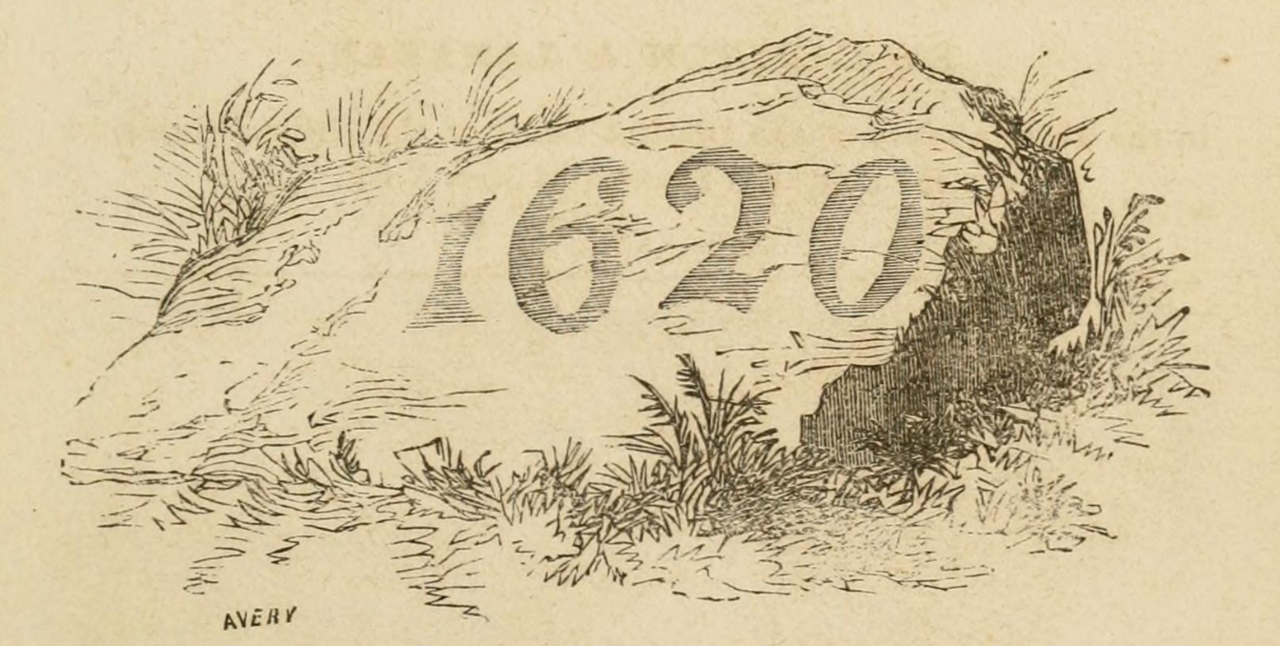 Plymouth Rock 1869 depiction — illustrative photo, not partner inventory