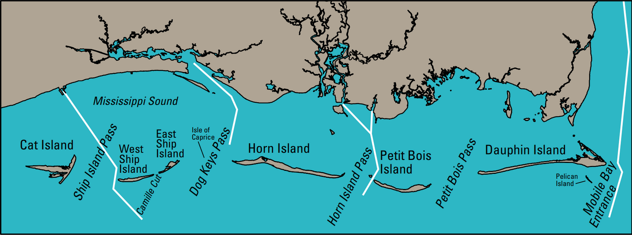 Mississippi-Alabama barrier islands, illustrative activity photo