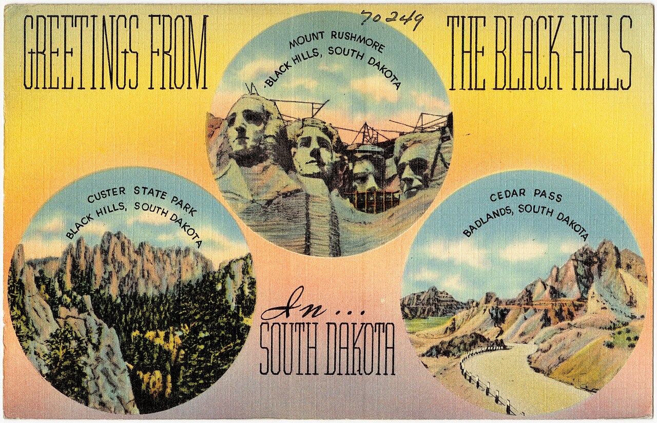 Greetings from the Black Hills, South Dakota (70249), illustrative activity photo