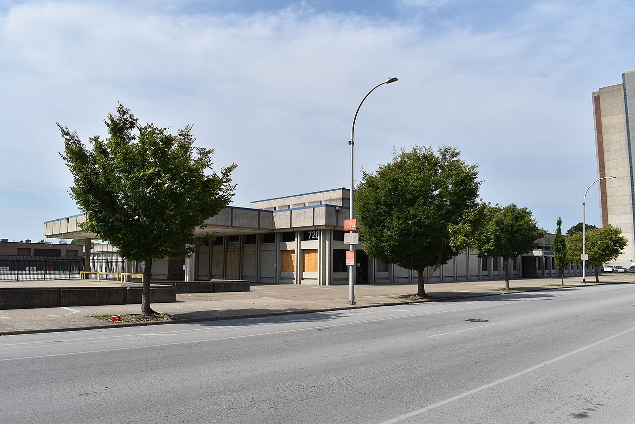 Louisville former Greyhound station, illustrative activity photo