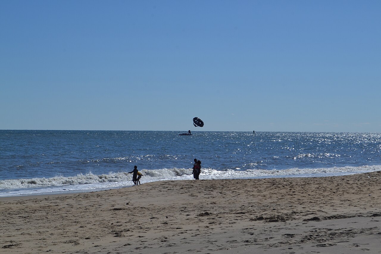 Beach at Virginia Beach Oceanfront - Paragliders, illustrative activity photo