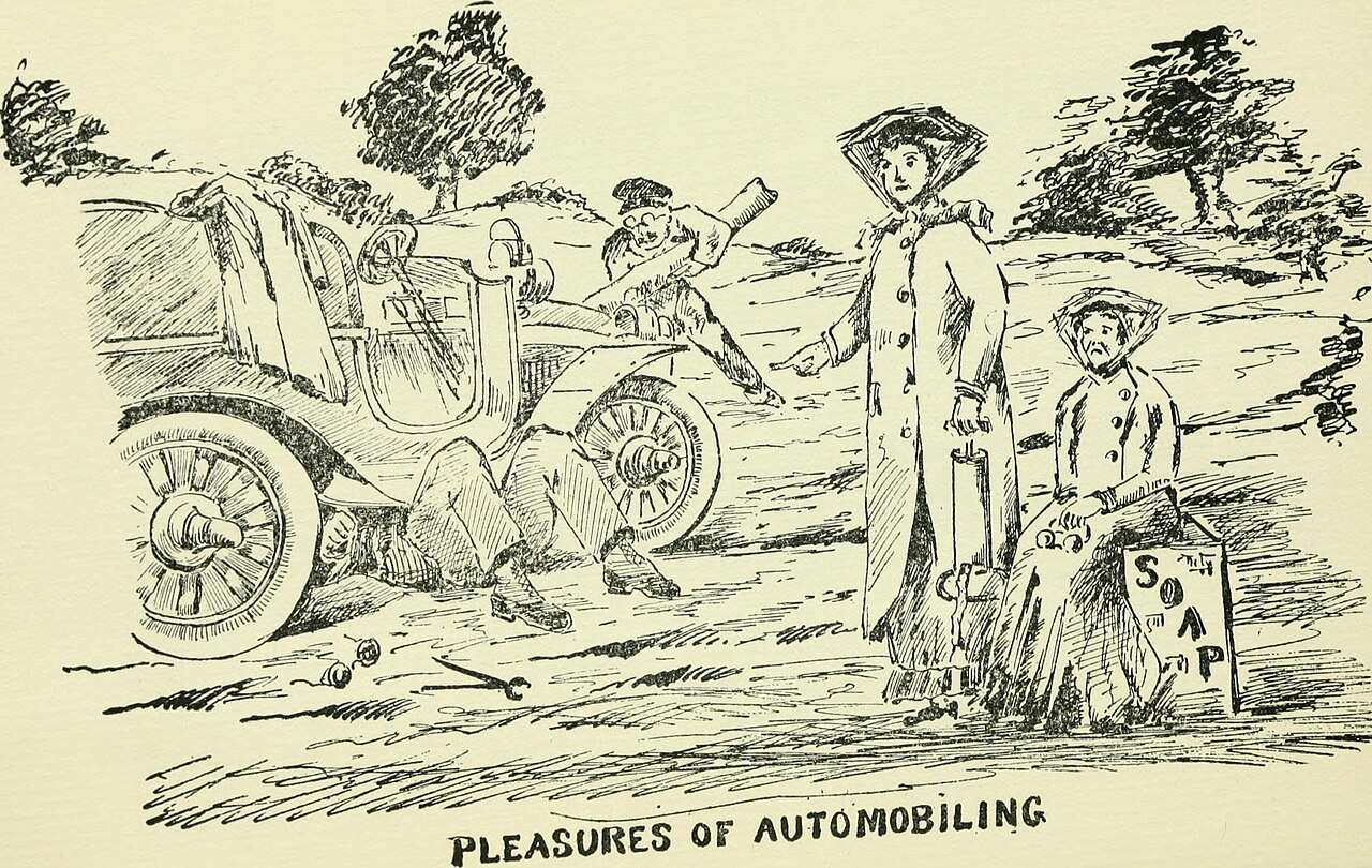 The log or diary of our automobile voyage through Maine and the White Mountains (1910) (14779603985), illustrative activity photo
