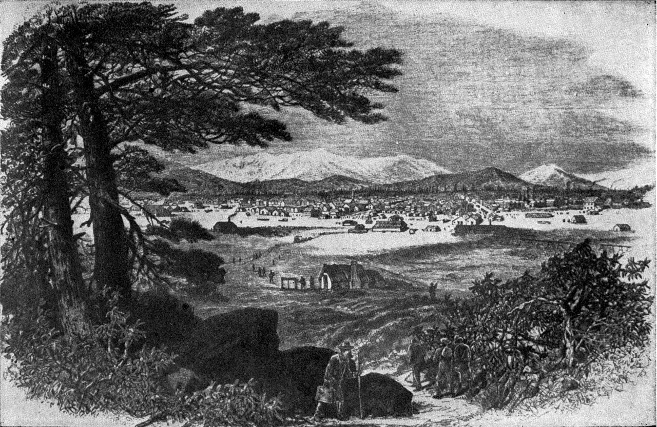 Olden Times in Colorado - Leadville in its infancy, illustrative activity photo