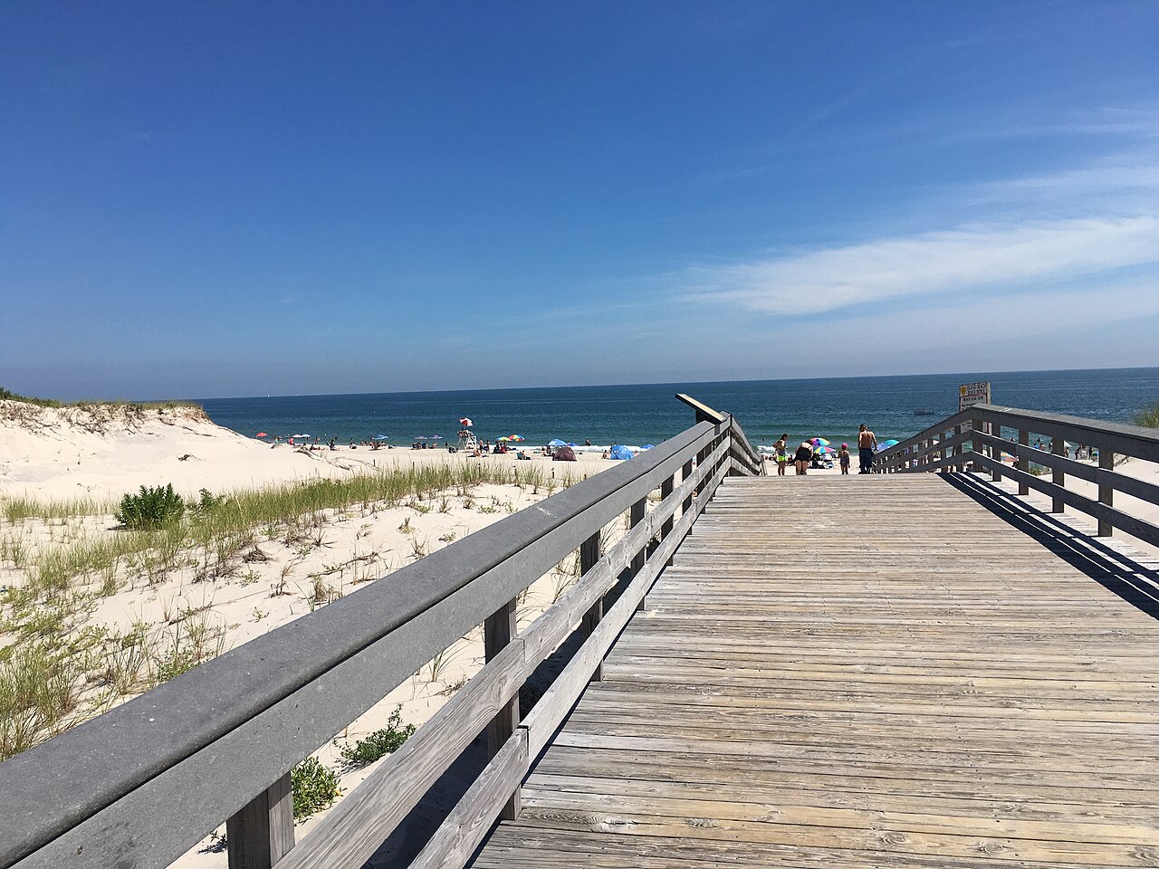 Island Beach State Park boardwalk, illustrative photo