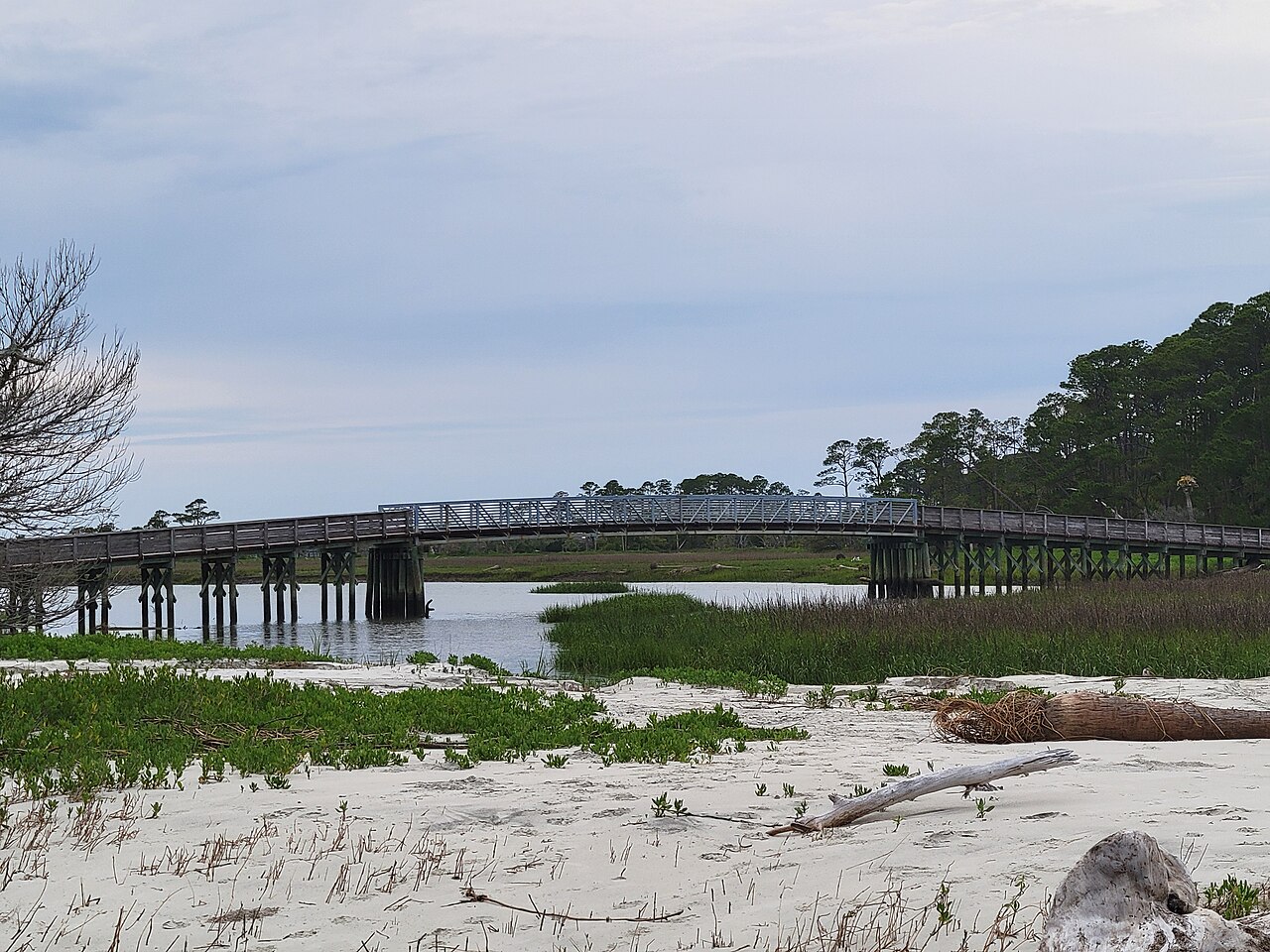 Hunting Island Beach Bridge, illustrative activity photo