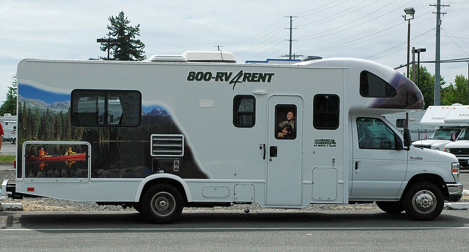 30-foot Cruise America rental RV, Lake Stickney, 2011, illustrative photo
