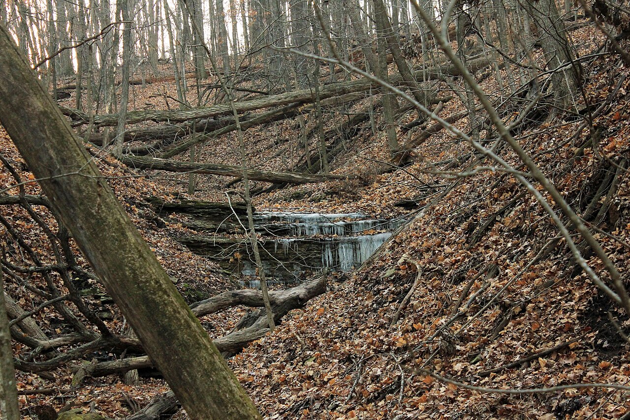 Gfp-iowa-pikes-peak-state-park-dried-stream, illustrative photo