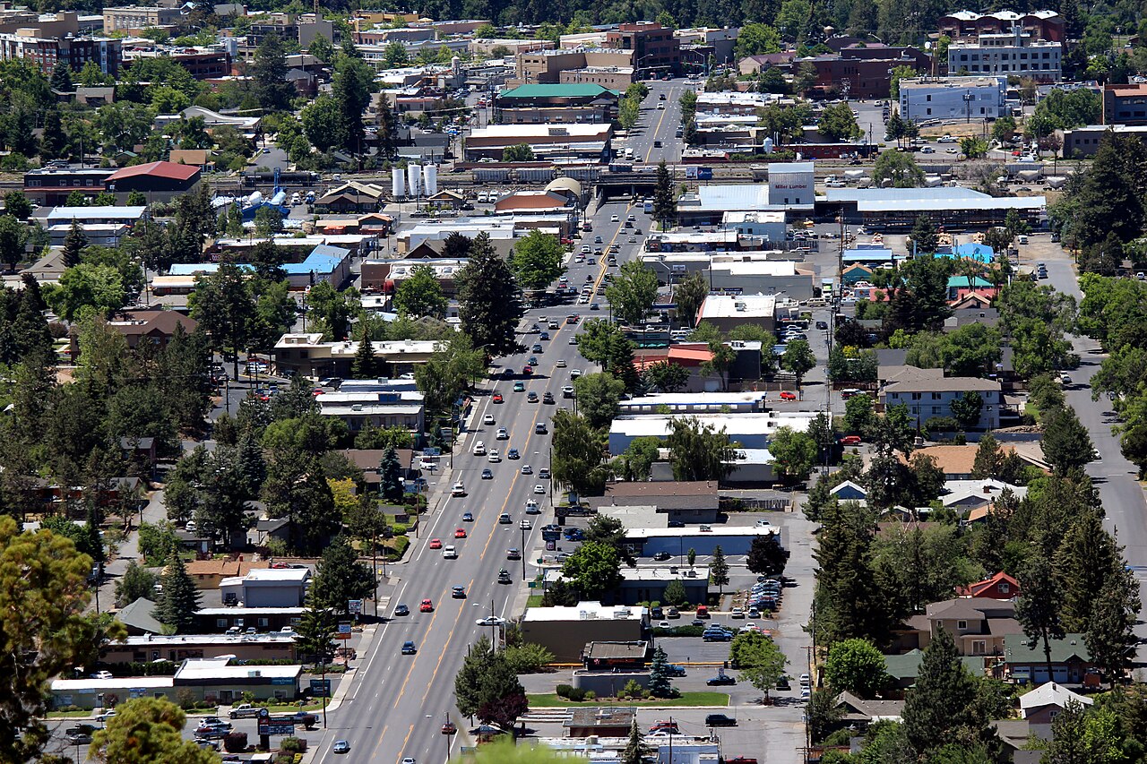 View of Bend, Oregon from Pilot Butte, illustrative photo