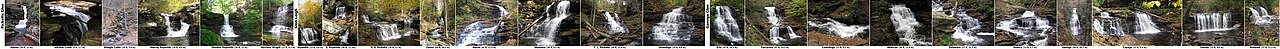 Ricketts Glen State Park 24 named waterfalls, illustrative activity photo