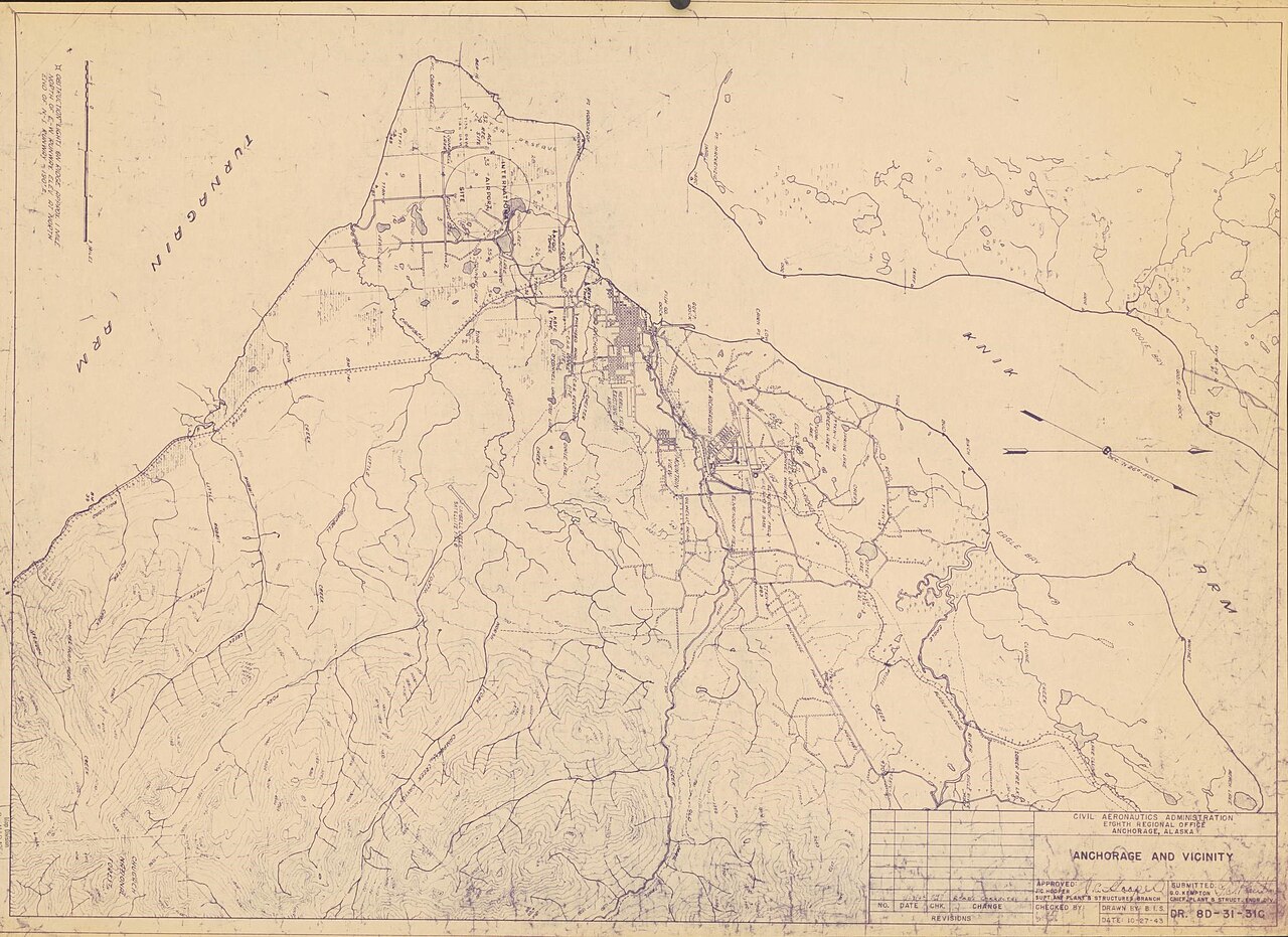 Anchorage Alaska 1943, illustrative activity photo