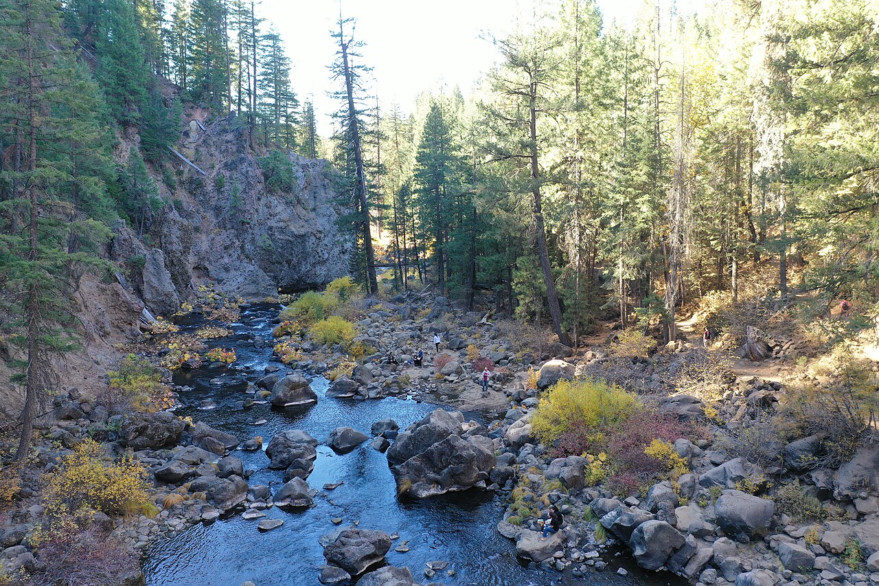 McCloud River below Middle Falls, illustrative activity photo