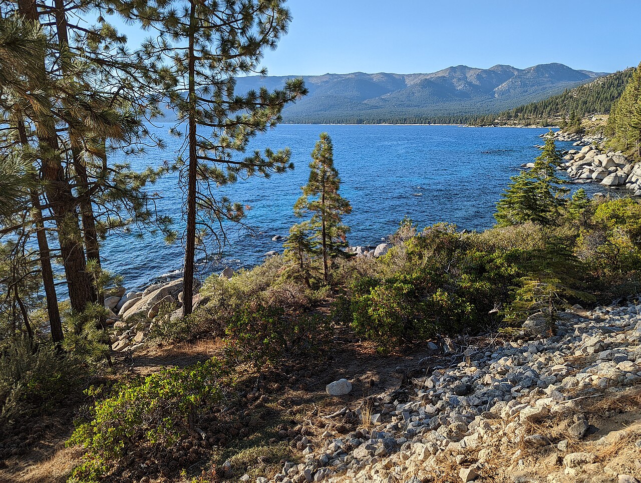 East Shore Trail, Lake Tahoe, Nevada, 20220904, 04, illustrative activity photo