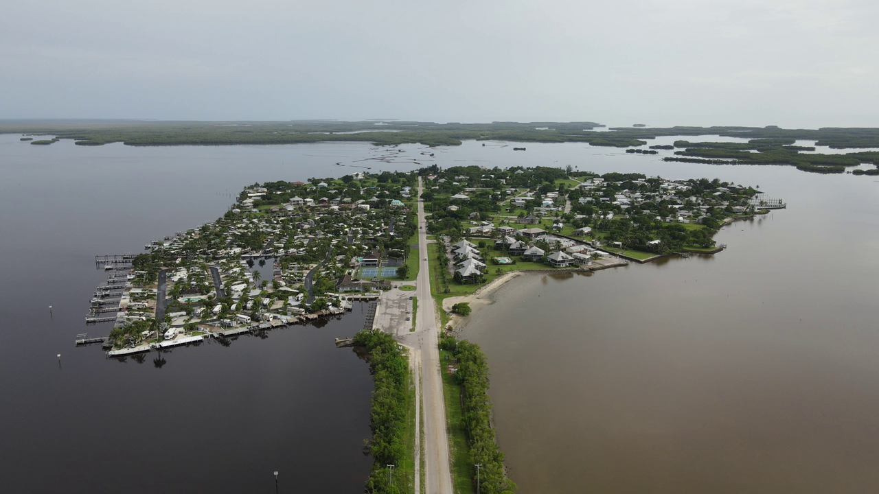 Chokoloskee Island as seen from above, illustrative activity photo