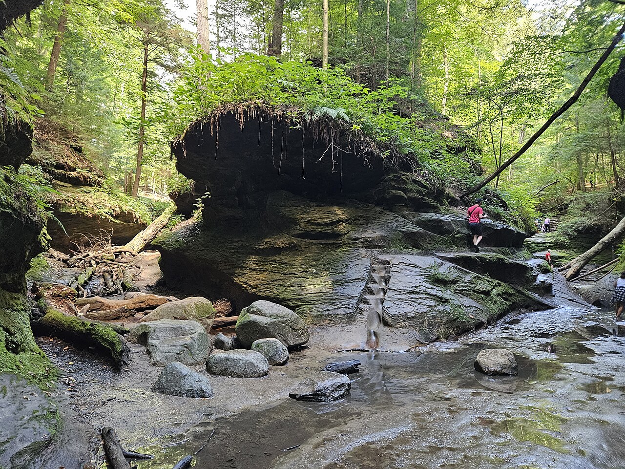 Rocky Hollow Trail at Turkey Run State Park, Indiana, illustrative activity photo