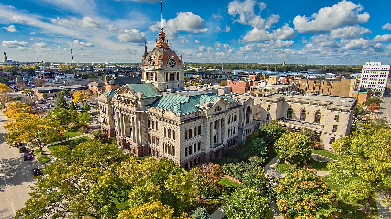 Brown County Courthouse Aerial, illustrative activity photo