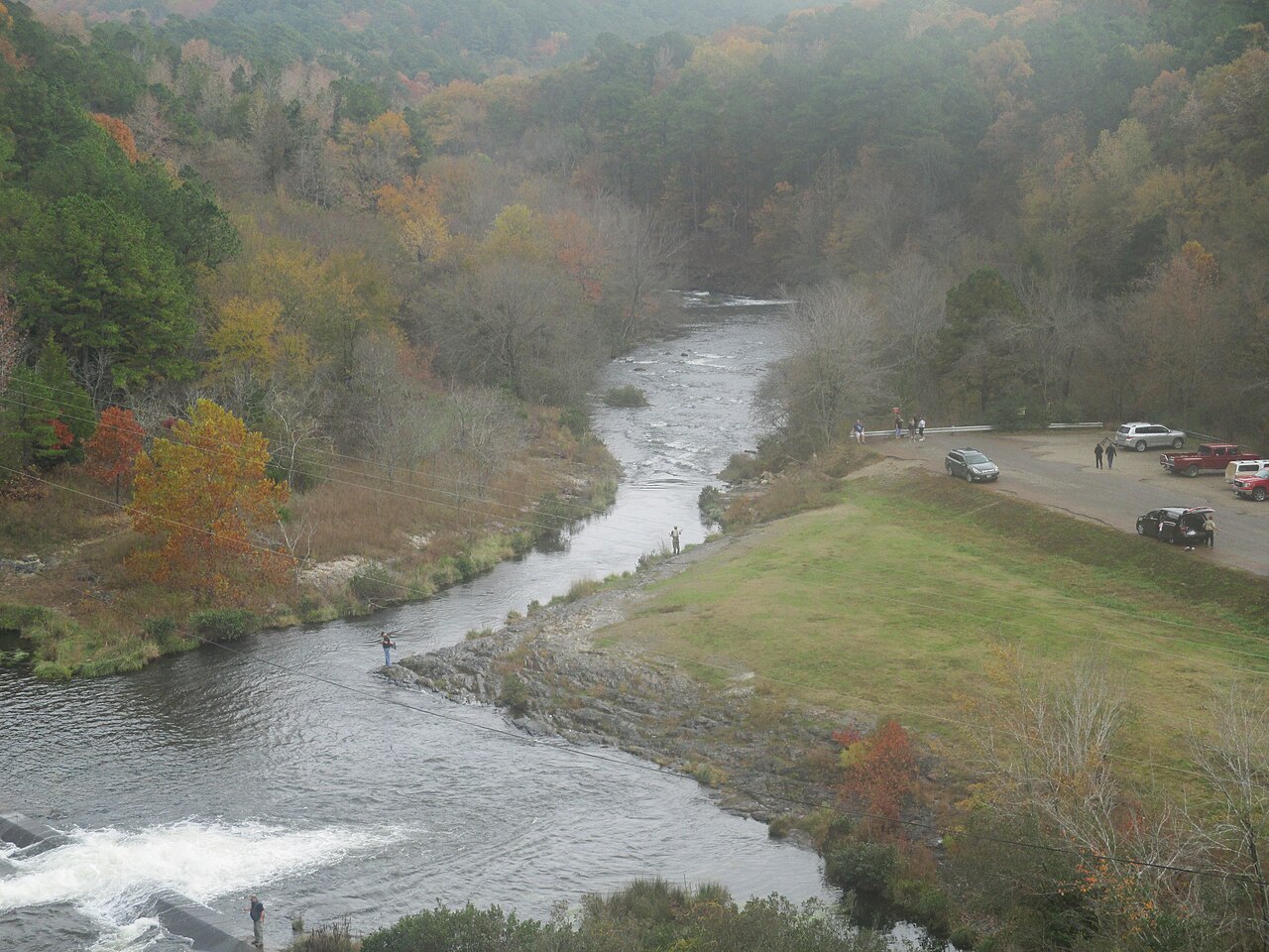 Broken Bow Lake spillway overlook IMG 8537, illustrative photo