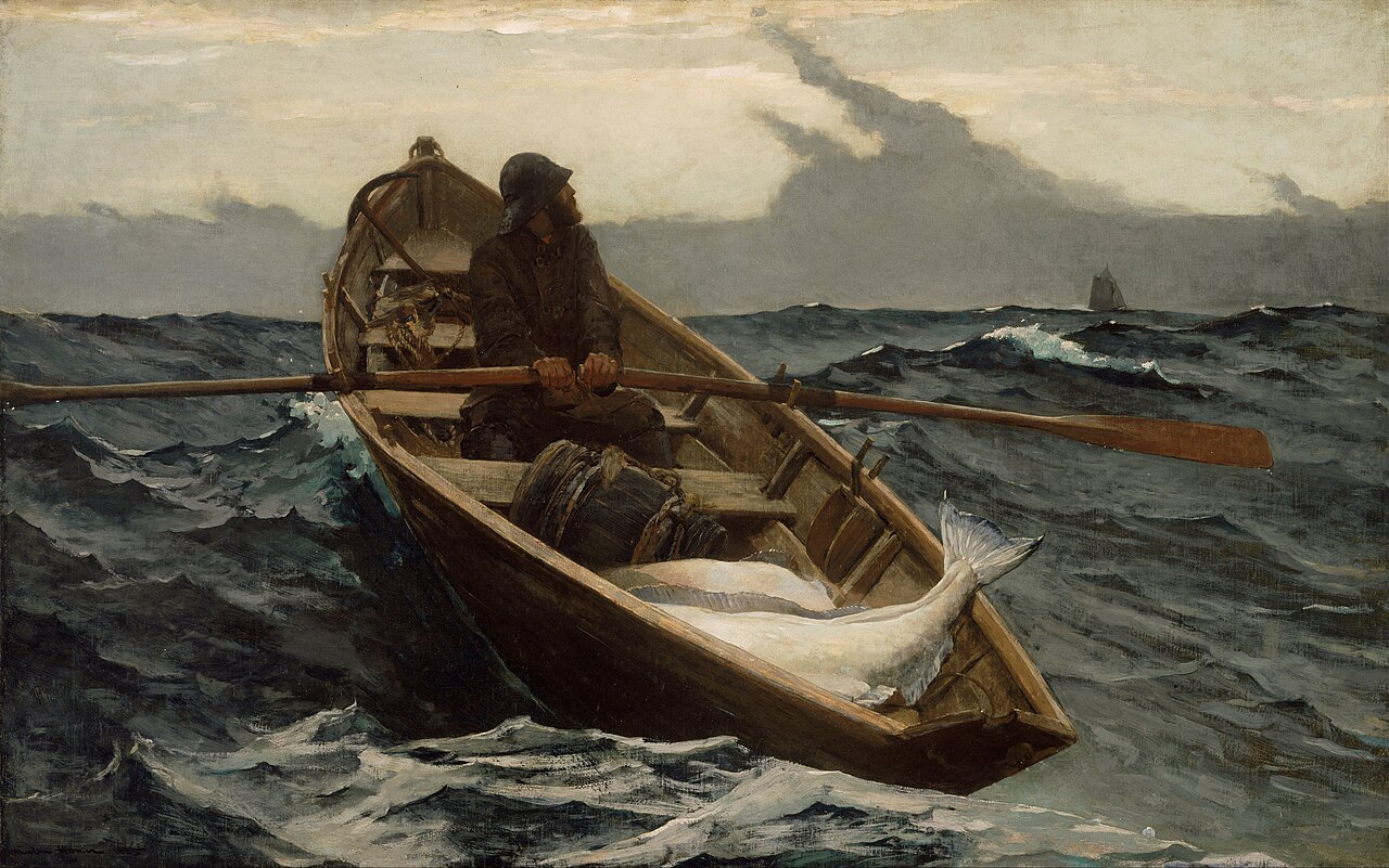 Winslow Homer - The Fog Warning - Google Art Project, illustrative activity photo
