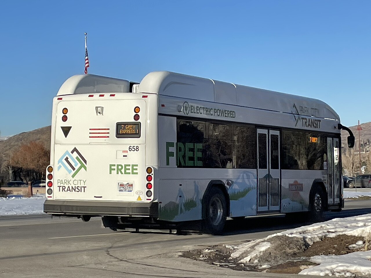 Park City Transit Bus 658, illustrative activity photo