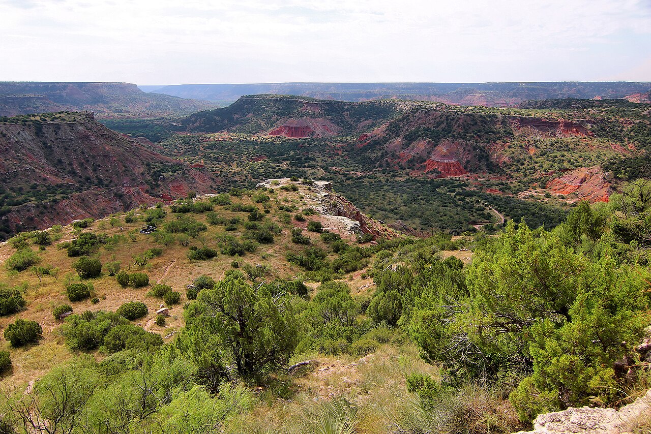 Palo Duro Canyon from CCC Overlook 2024, illustrative activity photo
