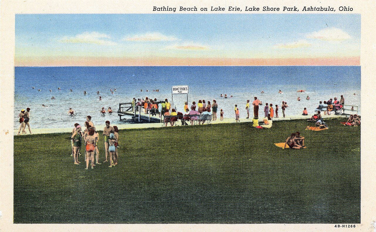 Bathing Beach On Lake Erie, Lake Shore Park (53721697960), illustrative activity photo