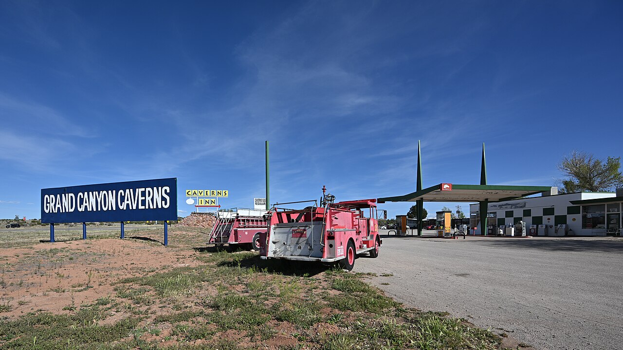 Fire trucks at Grand Canyon Caverns AZ 2026-04-07 13-13-52, illustrative activity photo