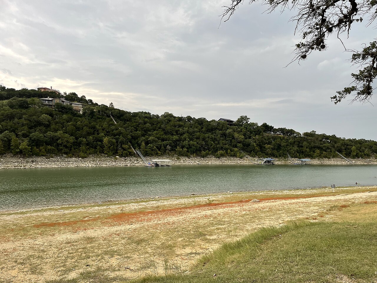 Sandy creek arm of lake Travis, illustrative photo