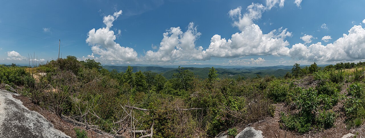 View of Blue Ridge Mountains from Sassafras Mountain 20160701 1, illustrative activity photo
