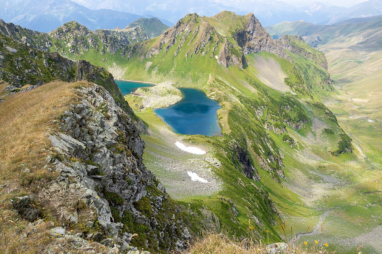 Zagedan Ridge, Zagedan Valley, Caucasus Mountains, Karachay-Cherkessia, illustrative activity photo