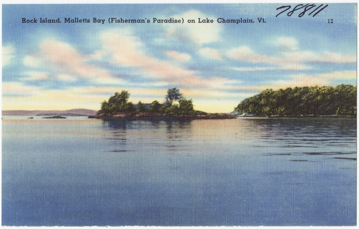 Rock Island, Malletts Bay (Fisherman's Paradise) on Lake Champlain, Vt. (2381907850), illustrative activity photo