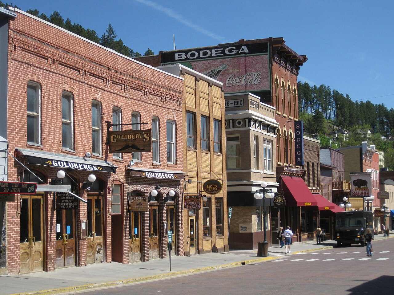 Main street deadwood south dakota 2009, illustrative activity photo